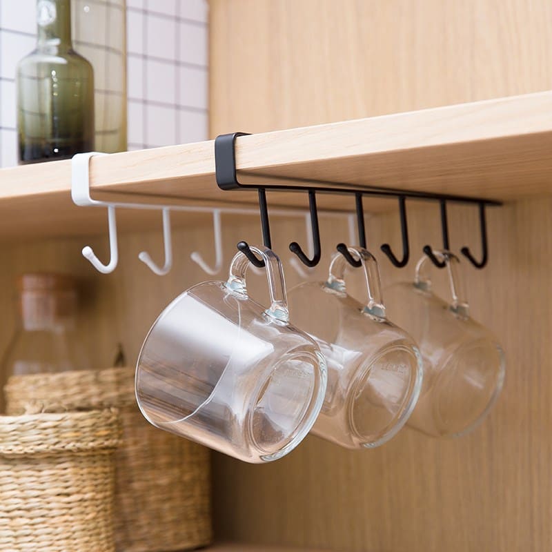 Suporte Suspenso para Utensílios de Cozinha - Organizador Prático para Casa