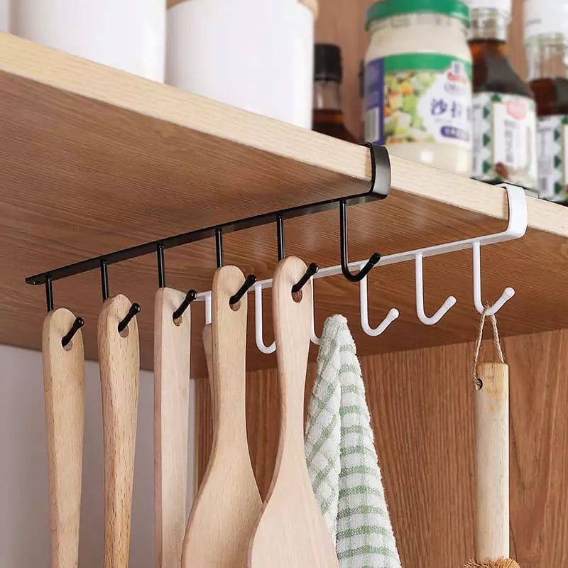 Suporte Suspenso para Utensílios de Cozinha - Organizador Prático para Casa