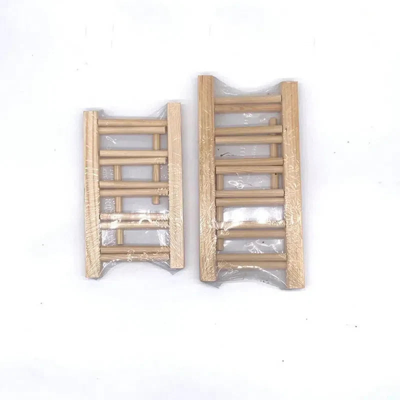 Suporte de Bambu para Pratos - Organizador de Cozinha