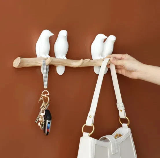 Suporte de Parede para Pássaros Decorativo - Ideal para Jardinagem e Decoração de Interiores