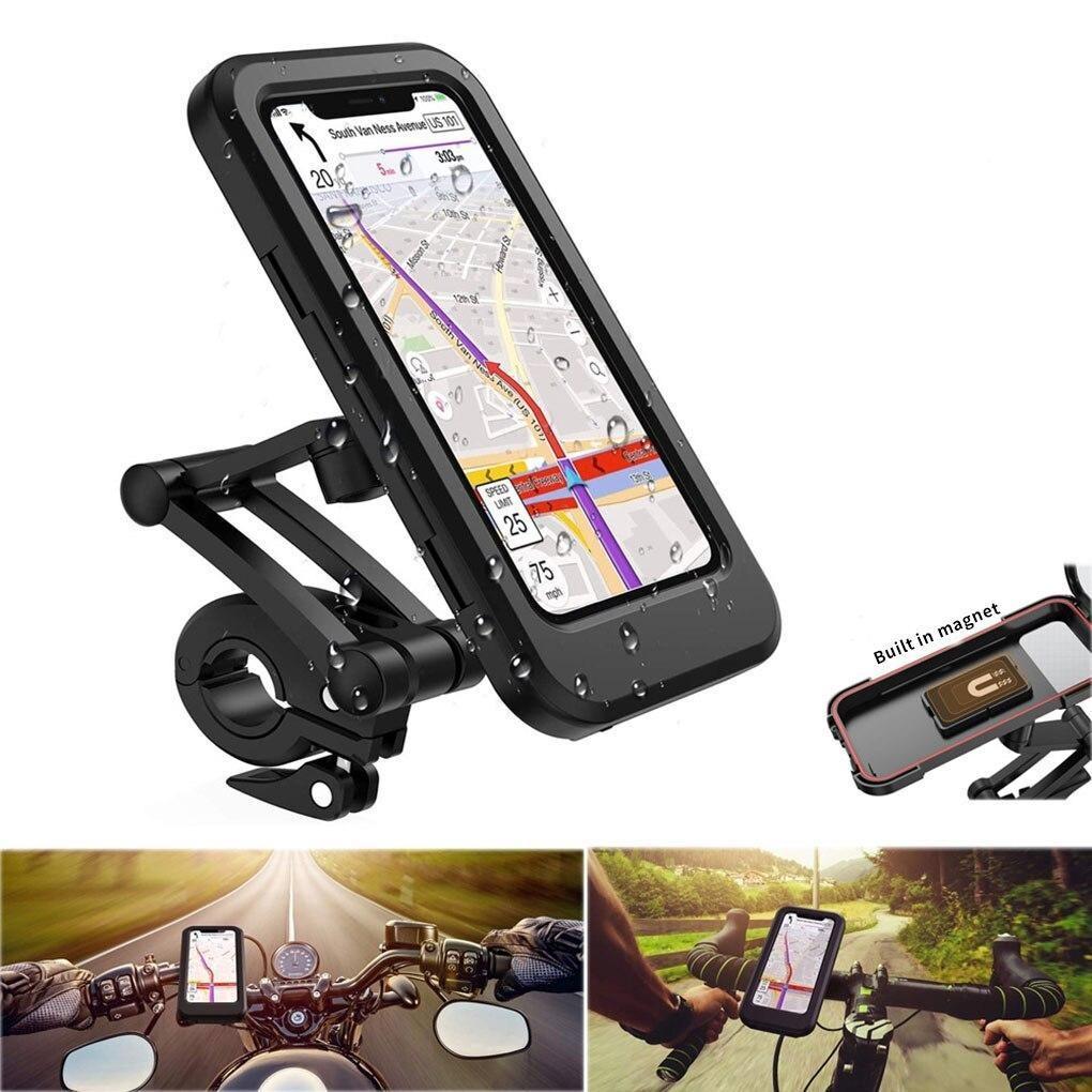 Suporte para Celular 360° para Moto e Bicicleta - Acessório de Montagem