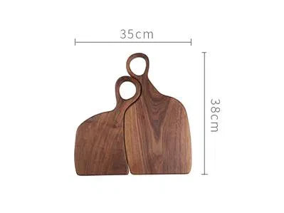 Tábua de Corte de Madeira Nobre de Nogueira para Cozinha