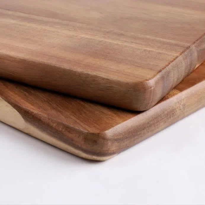 Tábua de Corte de Madeira Nobre de Nogueira para Cozinha