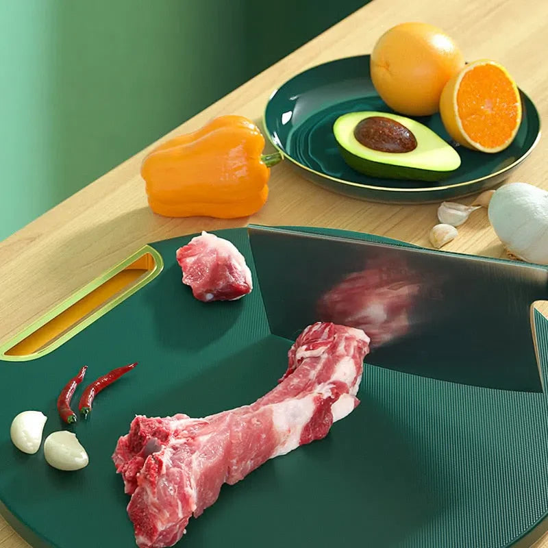 Tábua de Corte de Madeira Nórdica para Cozinha - Design Elegante e Funcional
