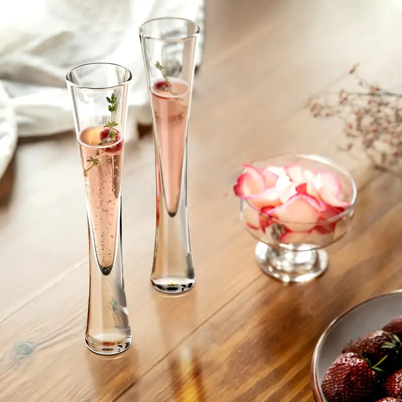 Taça de Champanhe de Cristal para Espumante - Ideal para Bar em Casa