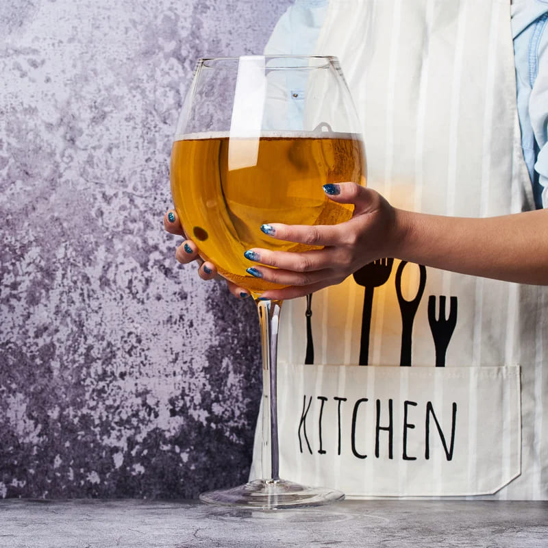 Taça de Vinho Cristal Gigante 3 Litros para Bar em Casa