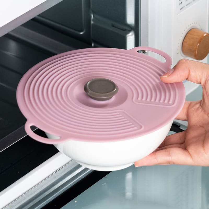 Tampa de Silicone Universal Dobrável para Micro-ondas - Acessório Prático e Resistente