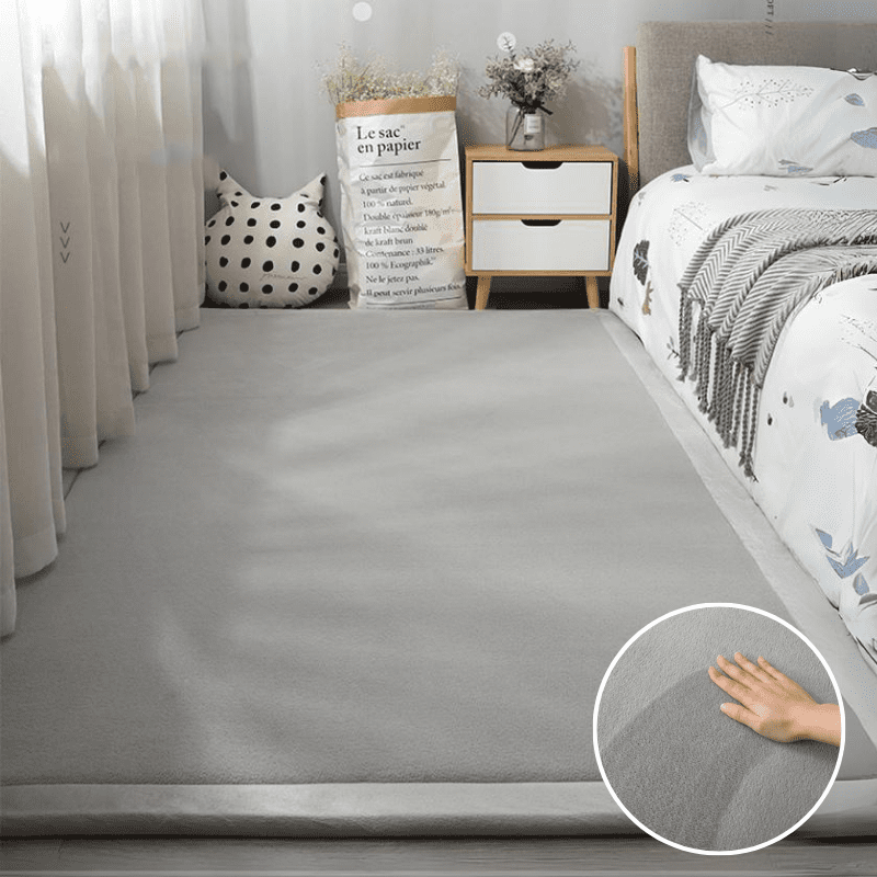 Tapete Antiderrapante de Veludo Cristal Luxo - Ideal para Decoração de Interiores