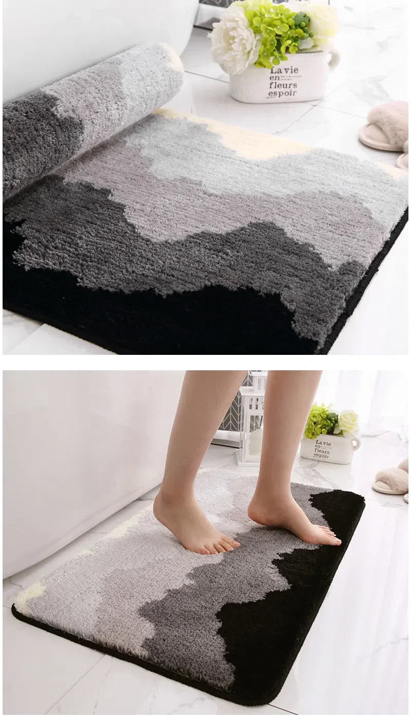 Tapete Decorativo com Design de Ondas para Sala de Estar