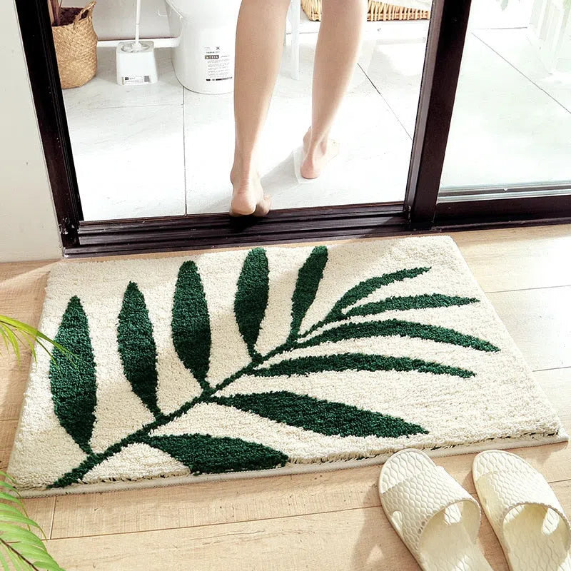 Tapete Decorativo com Folhagens - Estilo Natural para Ambientes