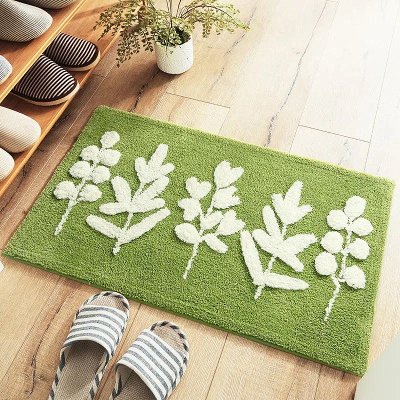 Tapete Decorativo com Folhagens - Estilo Natural para Ambientes