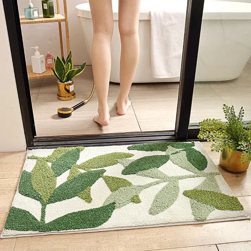 Tapete Decorativo com Folhagens - Estilo Natural para Ambientes
