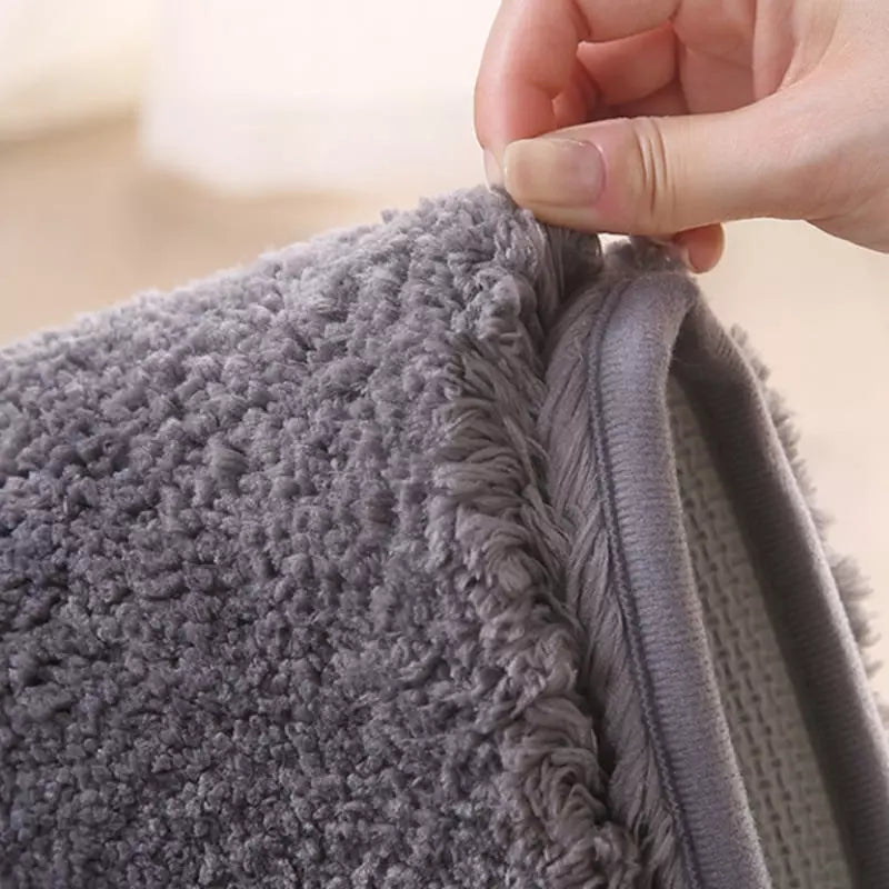 Tapete Felpudo Antiderrapante para Banheiro - Absorvente e Confortável