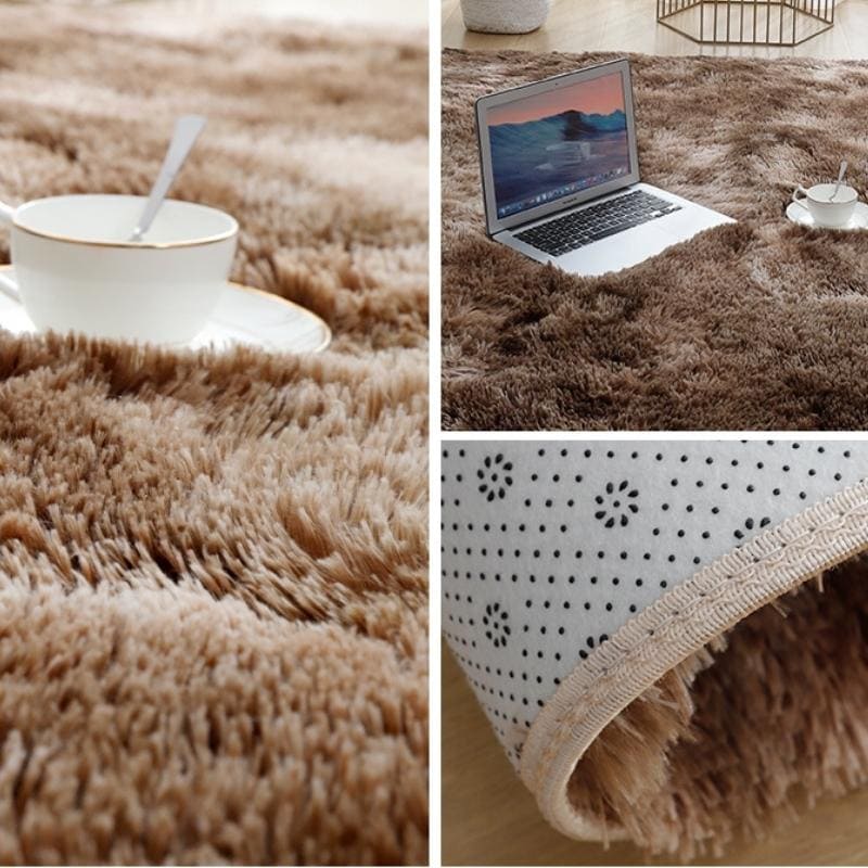 Tapete Felpudo Marrom Mescla - Ideal para Decoração de Ambientes