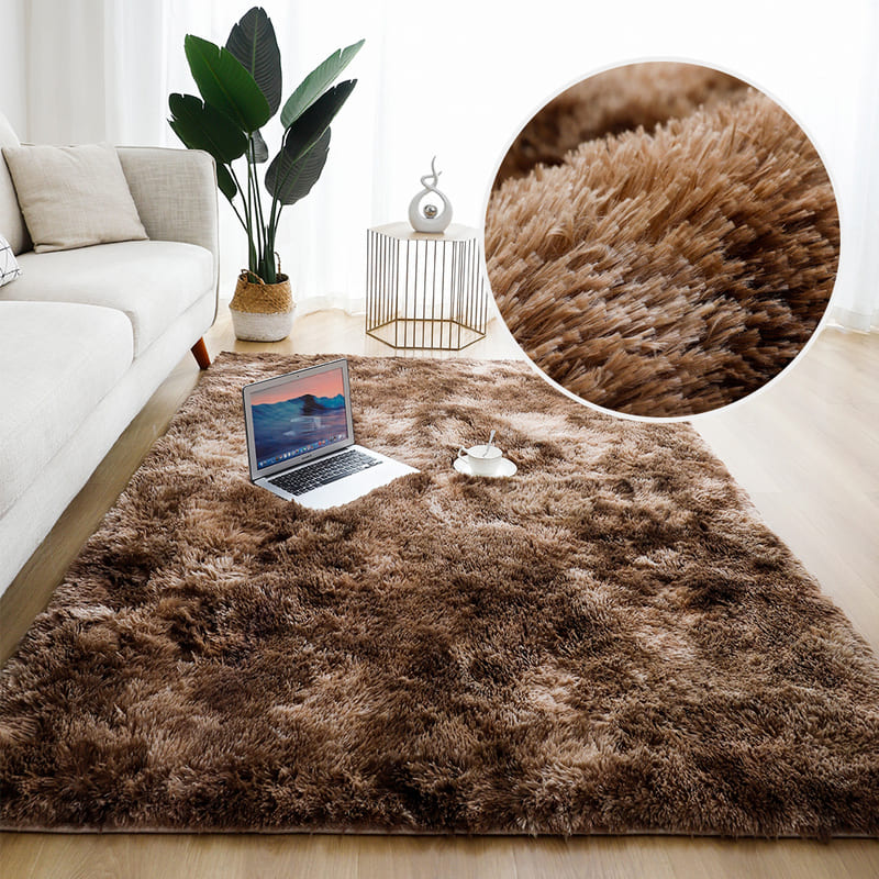 Tapete Felpudo Marrom Mescla - Ideal para Decoração de Ambientes