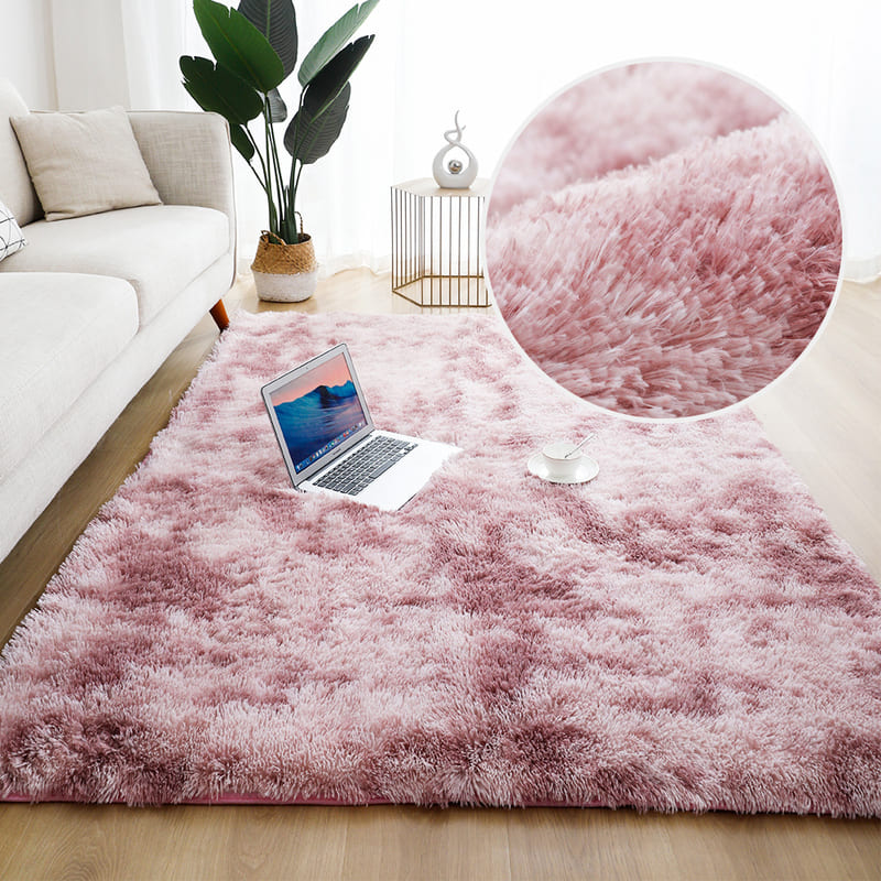 Tapete Felpudo Rosa Mescla - Ideal para Decoração de Interiores