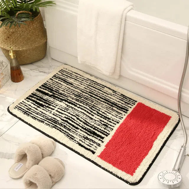 Tapete Ultra de Microfibra para Banheiro Antiderrapante e Absorvente