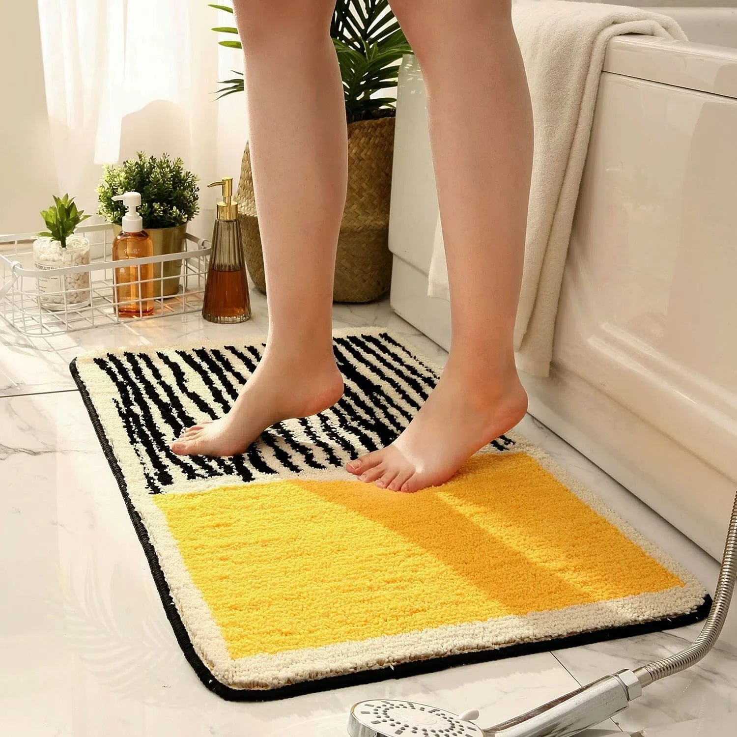 Tapete de Banheiro Ultra Microfibra Antiderrapante - Conforto e Estilo