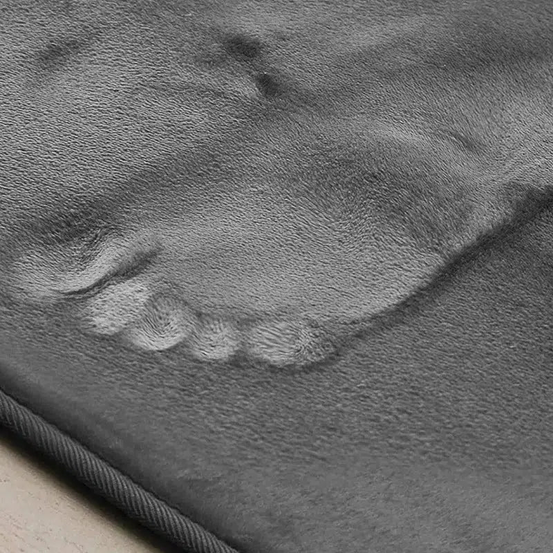 Tapete de Banho Antiderrapante com Textura de Pedra