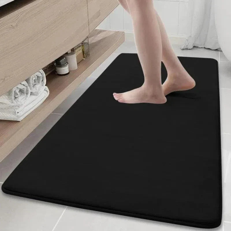 Tapete de Banho Antiderrapante com Textura de Pedra