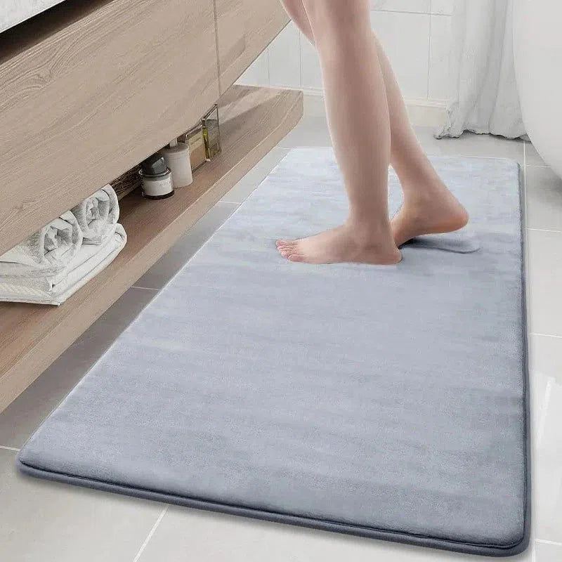 Tapete de Banho Antiderrapante com Textura de Pedra