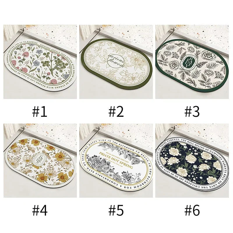 Tapete de Jardim Antiderrapante para Exterior - Design Colorido e Durável