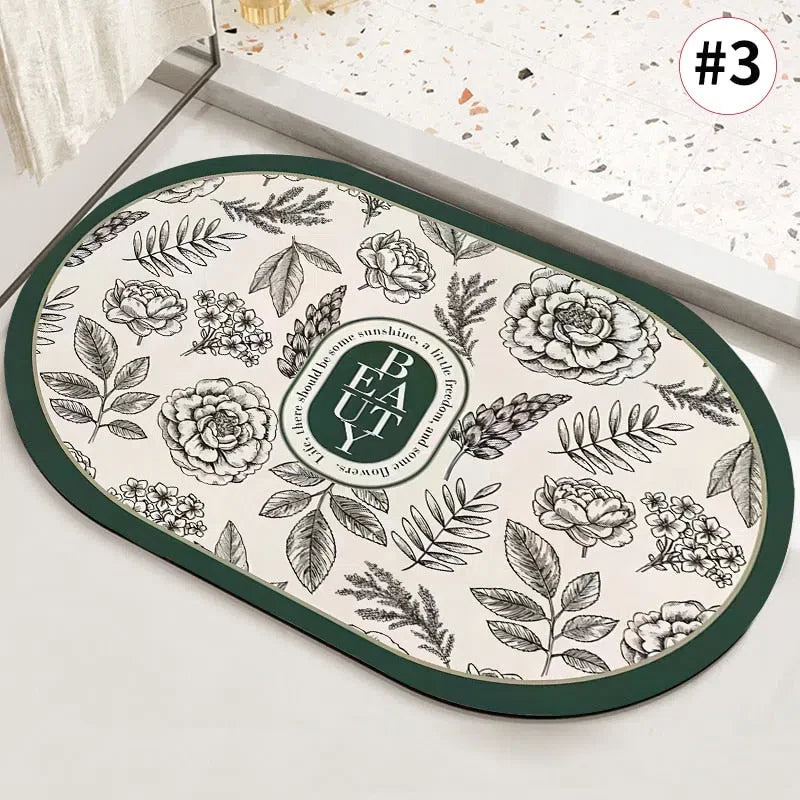 Tapete de Jardim Antiderrapante para Exterior - Design Colorido e Durável