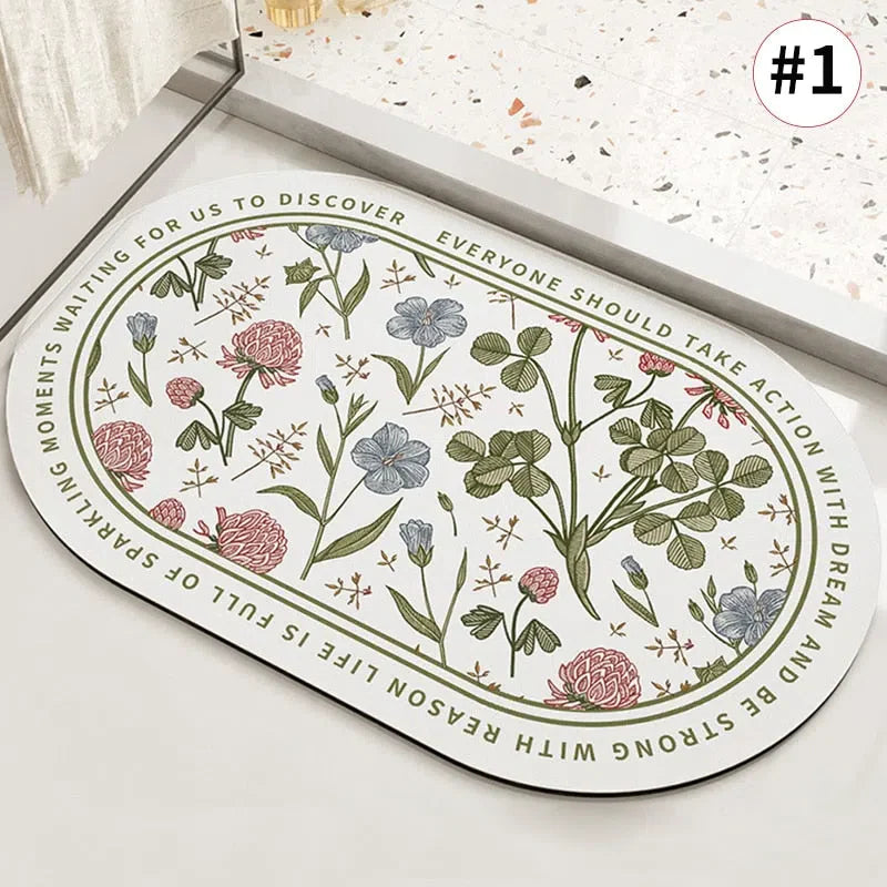 Tapete de Jardim Antiderrapante para Exterior - Design Colorido e Durável