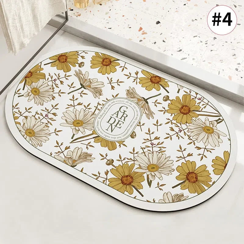 Tapete de Jardim Antiderrapante para Exterior - Design Colorido e Durável