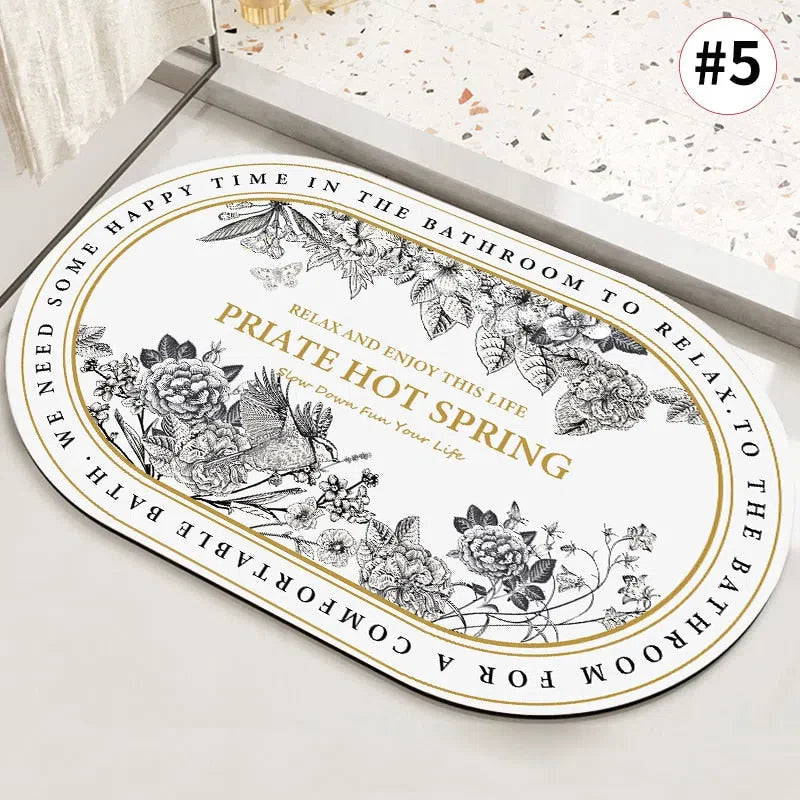 Tapete de Jardim Antiderrapante para Exterior - Design Colorido e Durável