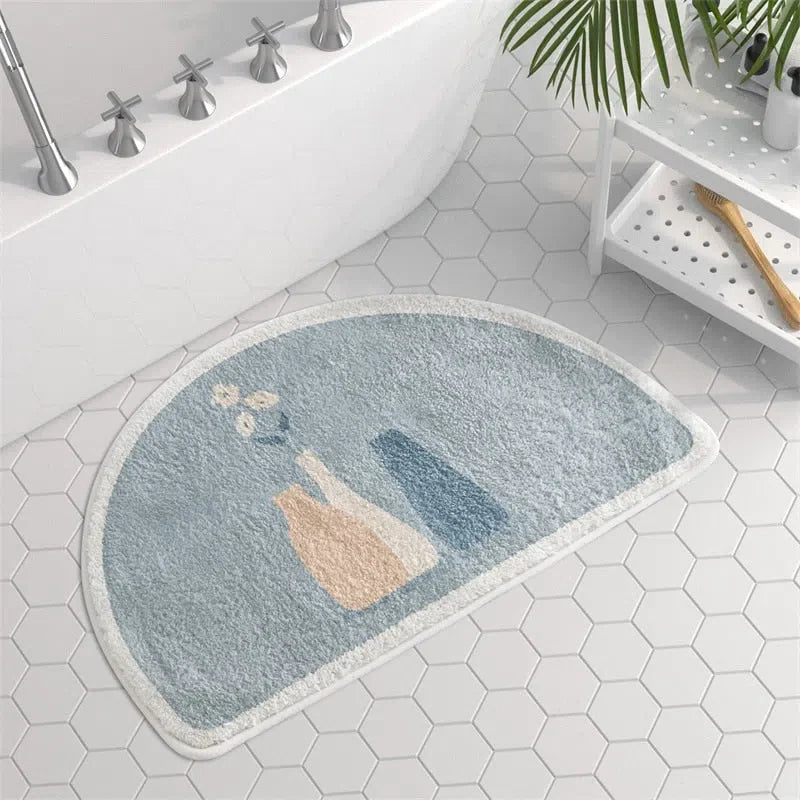 Tapete de Microfibra Nórdico para Sala de Estar - Design Moderno e Confortável