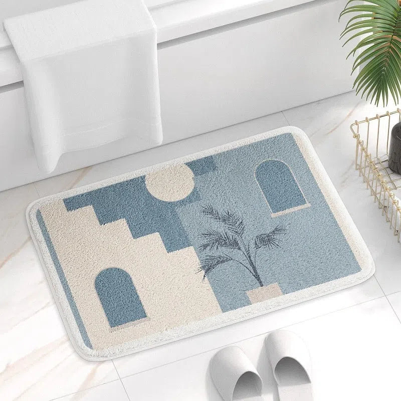 Tapete de Microfibra Nórdico para Sala de Estar - Design Moderno e Confortável