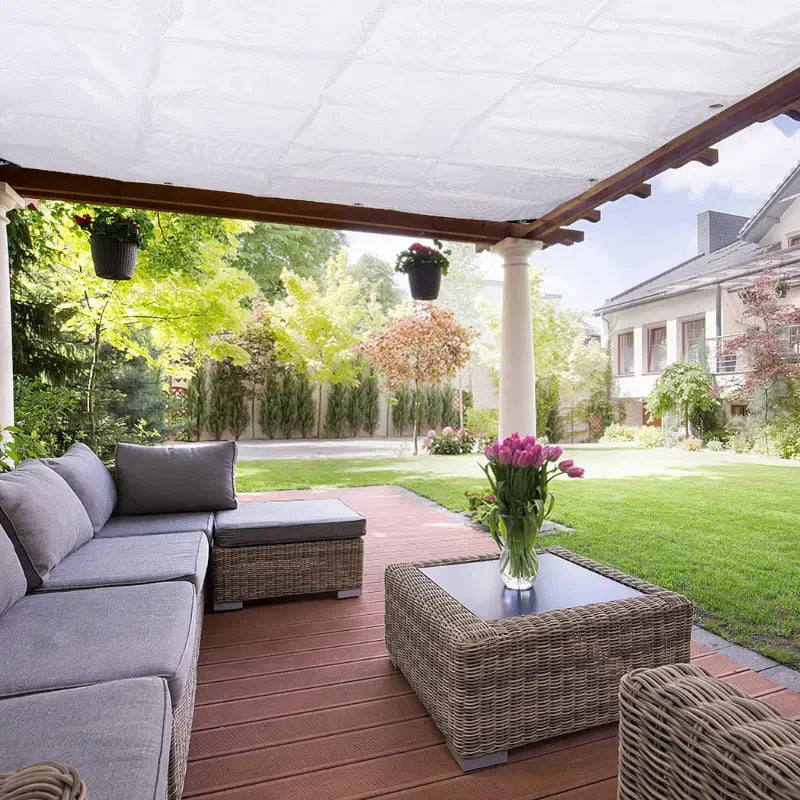 Tela Impermeável para Cobertura de Área Externa - Proteção contra Chuva e Sol