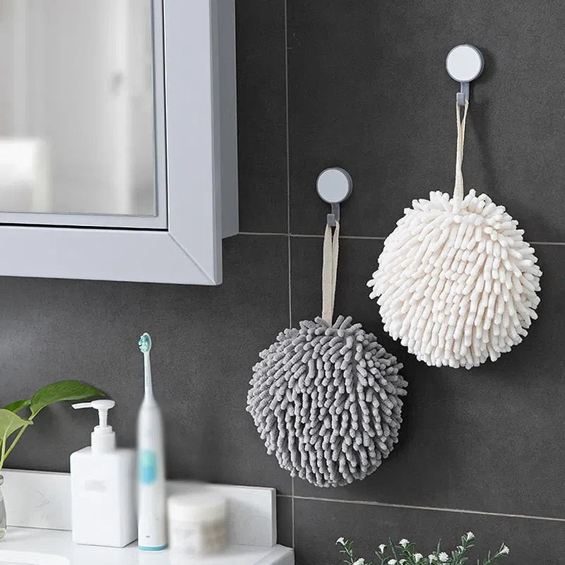 Toalhas de Mão com Pompom em Chenille - Conforto e Estilo para Sua Decoração