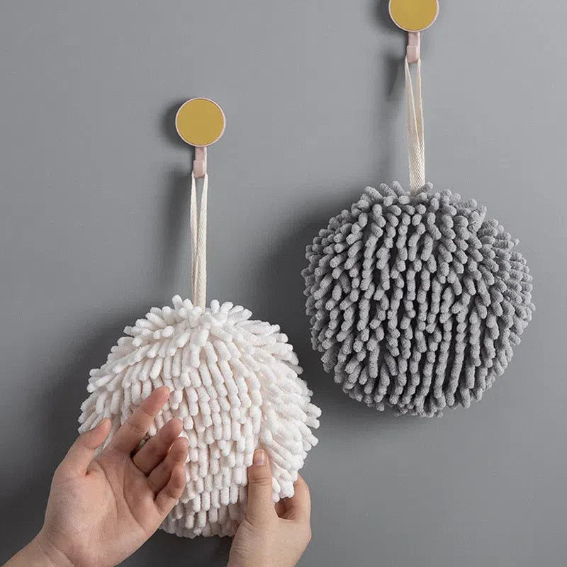 Toalhas de Mão com Pompom em Chenille - Conforto e Estilo para Sua Decoração