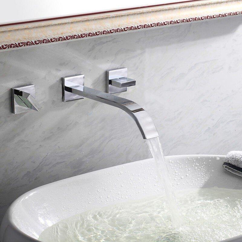 Torneira Dupla para Banheiro - Modelo Napoli com Comando Separado