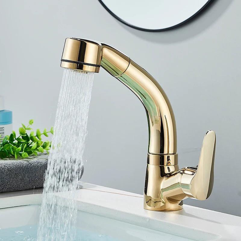 Torneira Gourmet Extensível para Banheiro Zenith - Design Moderno e Funcional