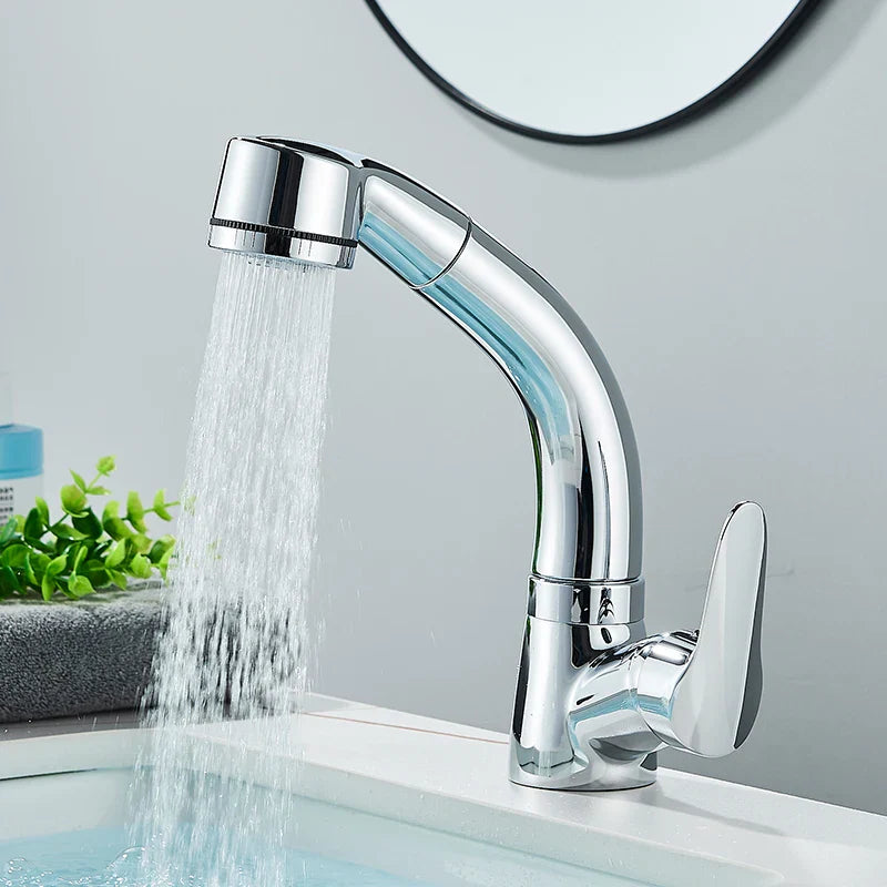 Torneira Gourmet Extensível para Banheiro Zenith - Design Moderno e Funcional