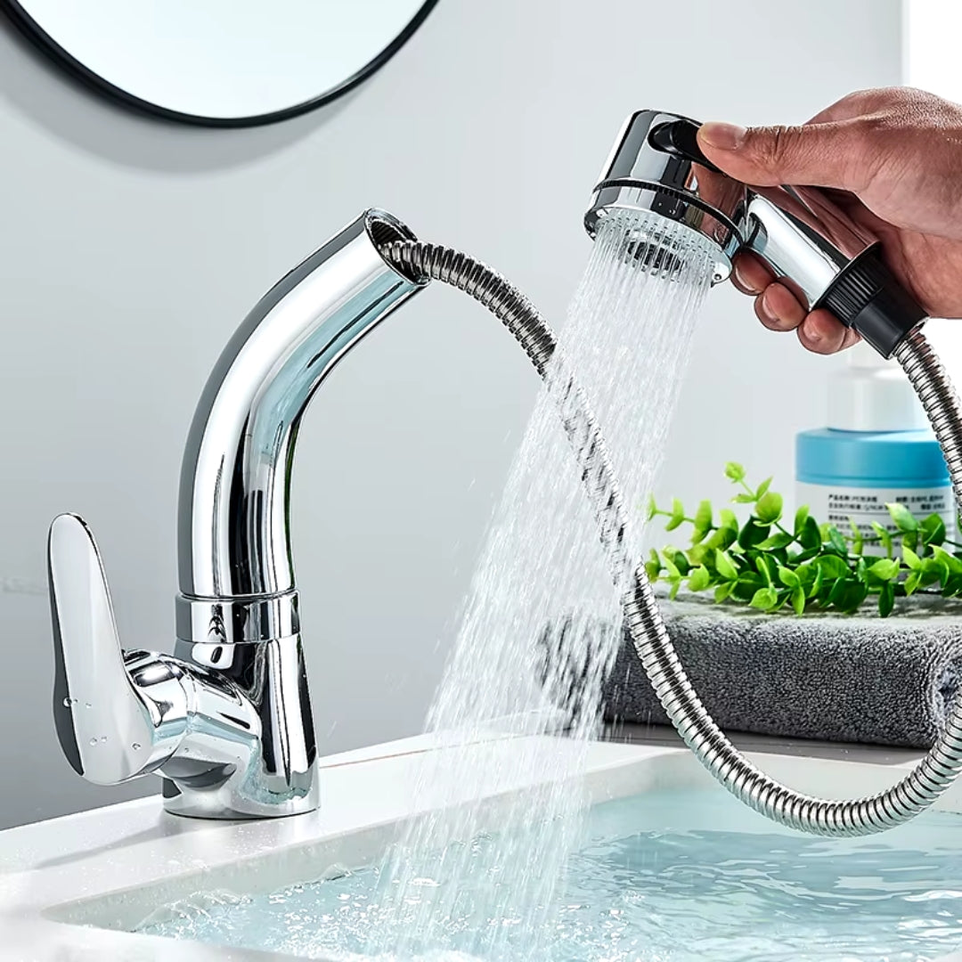 Torneira Gourmet Extensível para Banheiro Zenith - Design Moderno e Funcional