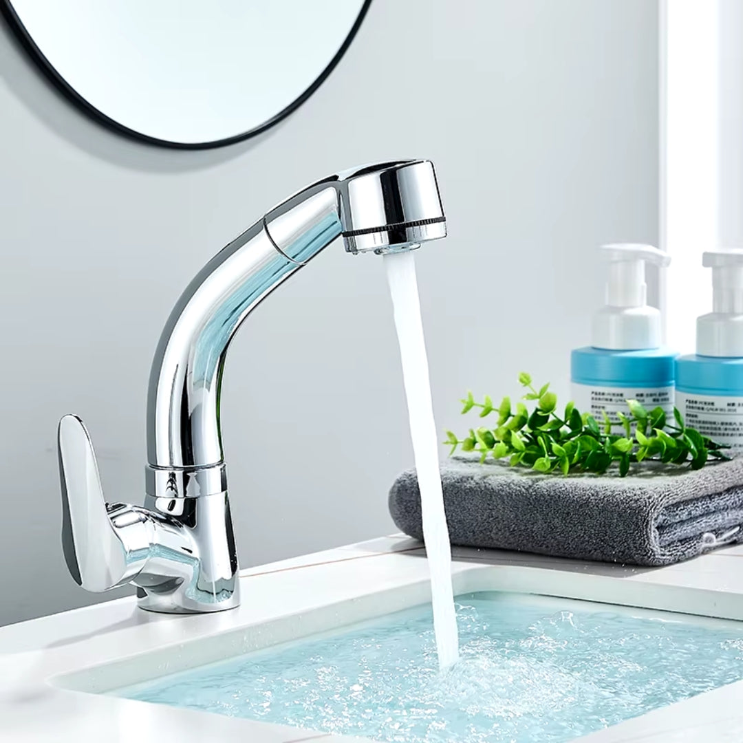 Torneira Gourmet Extensível para Banheiro Zenith - Design Moderno e Funcional