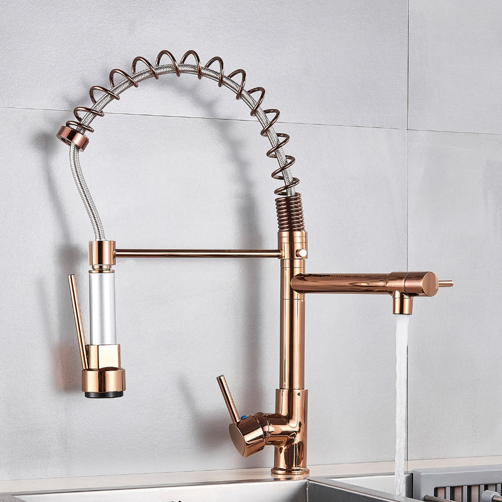 Torneira Gourmet Monocomando com LED Safira para Cozinha