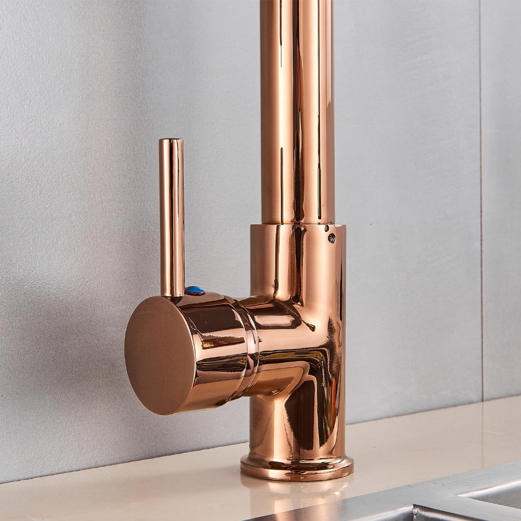 Torneira Gourmet Monocomando com LED Safira para Cozinha