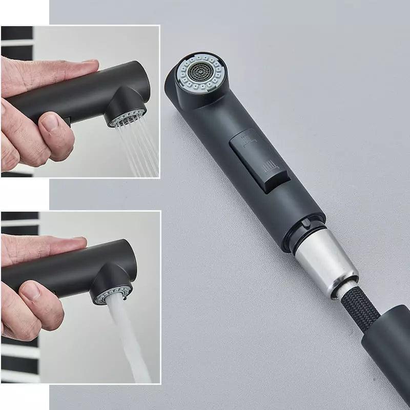 Torneira Gourmet Retrátil 360º Monocomando com Pulverizador Duplo para Cozinha