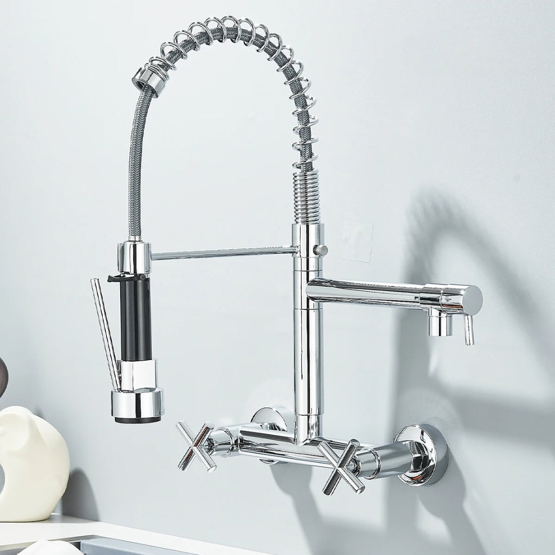 Torneira Gourmet de Parede para Cozinha - Modelo Aura, Design Moderno e Funcional