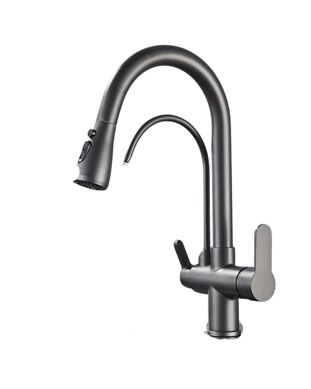 Torneira Gourmet para Cozinha Monocomando com Dupla Função e Filtro, Jato Extensível