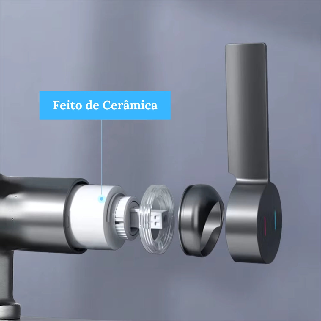 Torneira Monocomando Digital Cascata para Banheiro - Design Moderno e Funcional