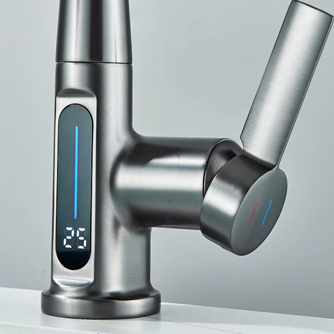 Torneira Monocomando Digital Cascata para Banheiro - Design Moderno e Funcional