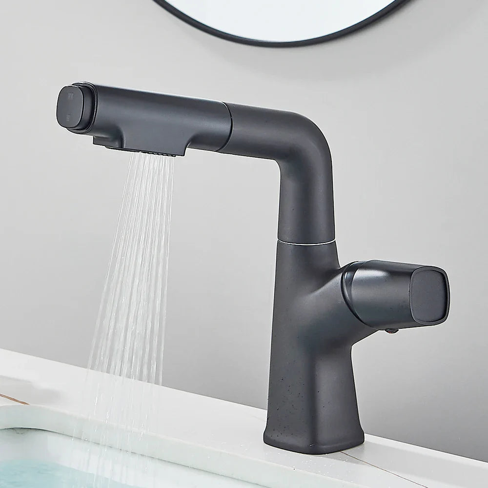 Torneira Monocomando Gourmet Extensível para Banheiro - Modelo Angel