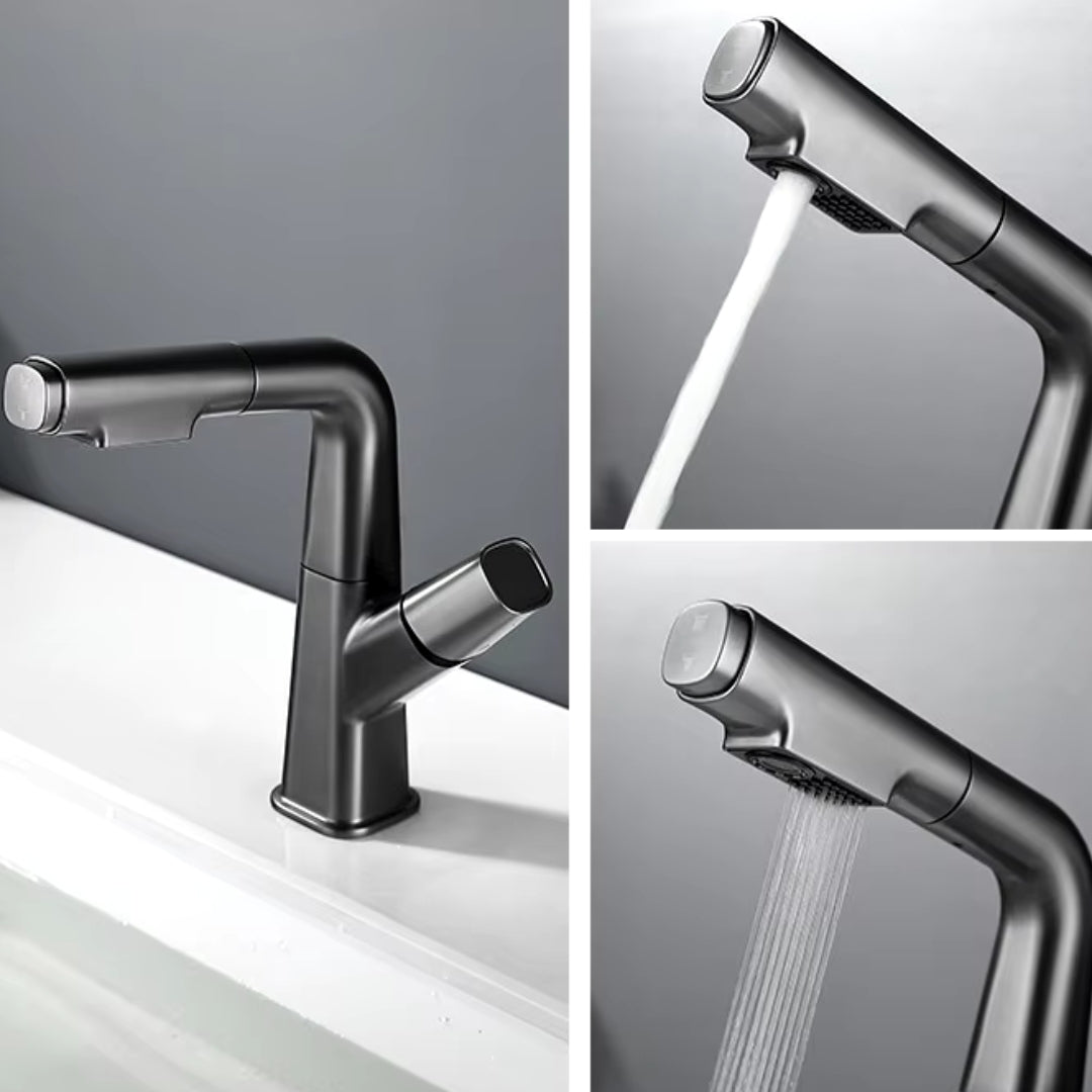 Torneira Monocomando Gourmet Extensível para Banheiro - Modelo Angel