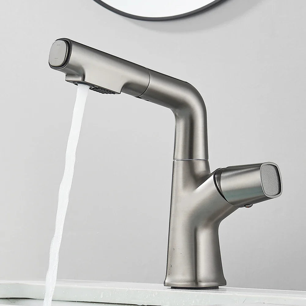 Torneira Monocomando Gourmet Extensível para Banheiro - Modelo Angel